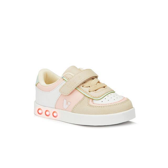 VİCCO 313.21K.130 PUDRA IŞIKLI ÇOCUK SNEAKER