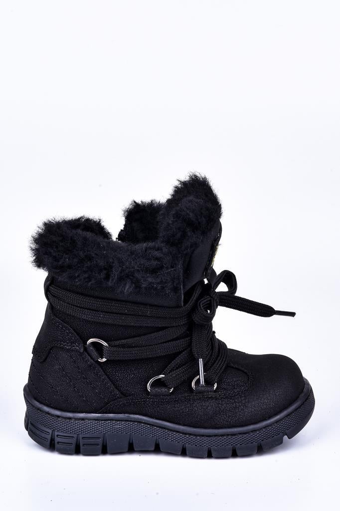 VİCCO 946.B20K.222 KÜRKLÜ SİYAH BEBE BOT