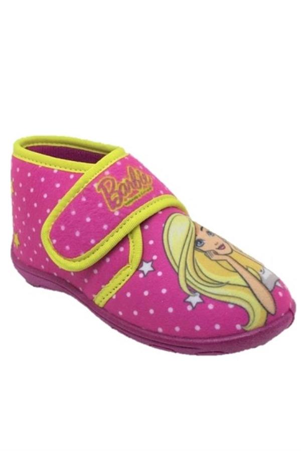 Barbie 92312 Kız Çocuk Panduf Ev Okul Ayakkabısı Fuşya