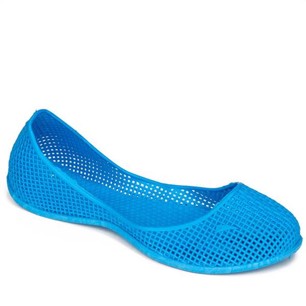 İnox 3 Renk Kadın / Çocuk Havuz Plaj Deniz Ayakkabısı Kaymaz Taban Mavi