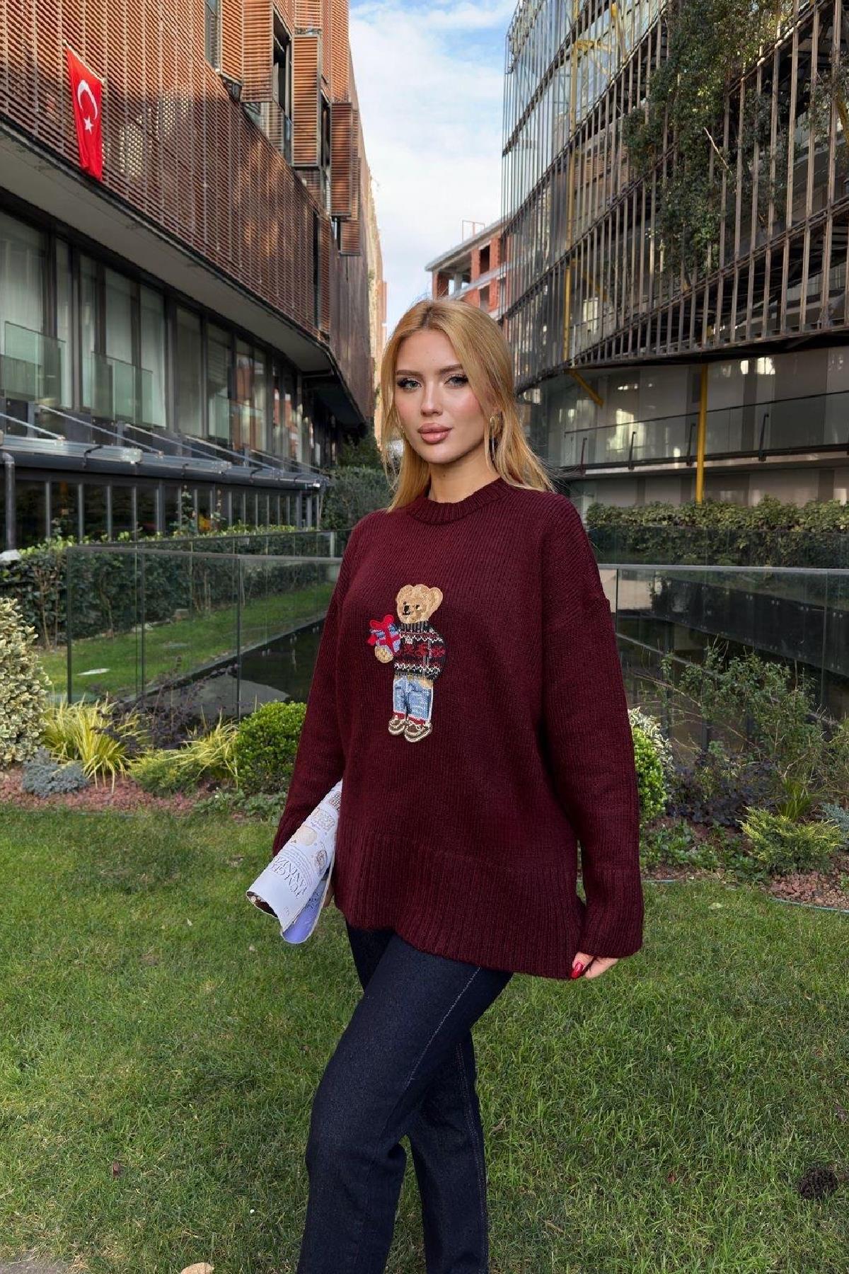 Teddy Bear Kazak Bordo