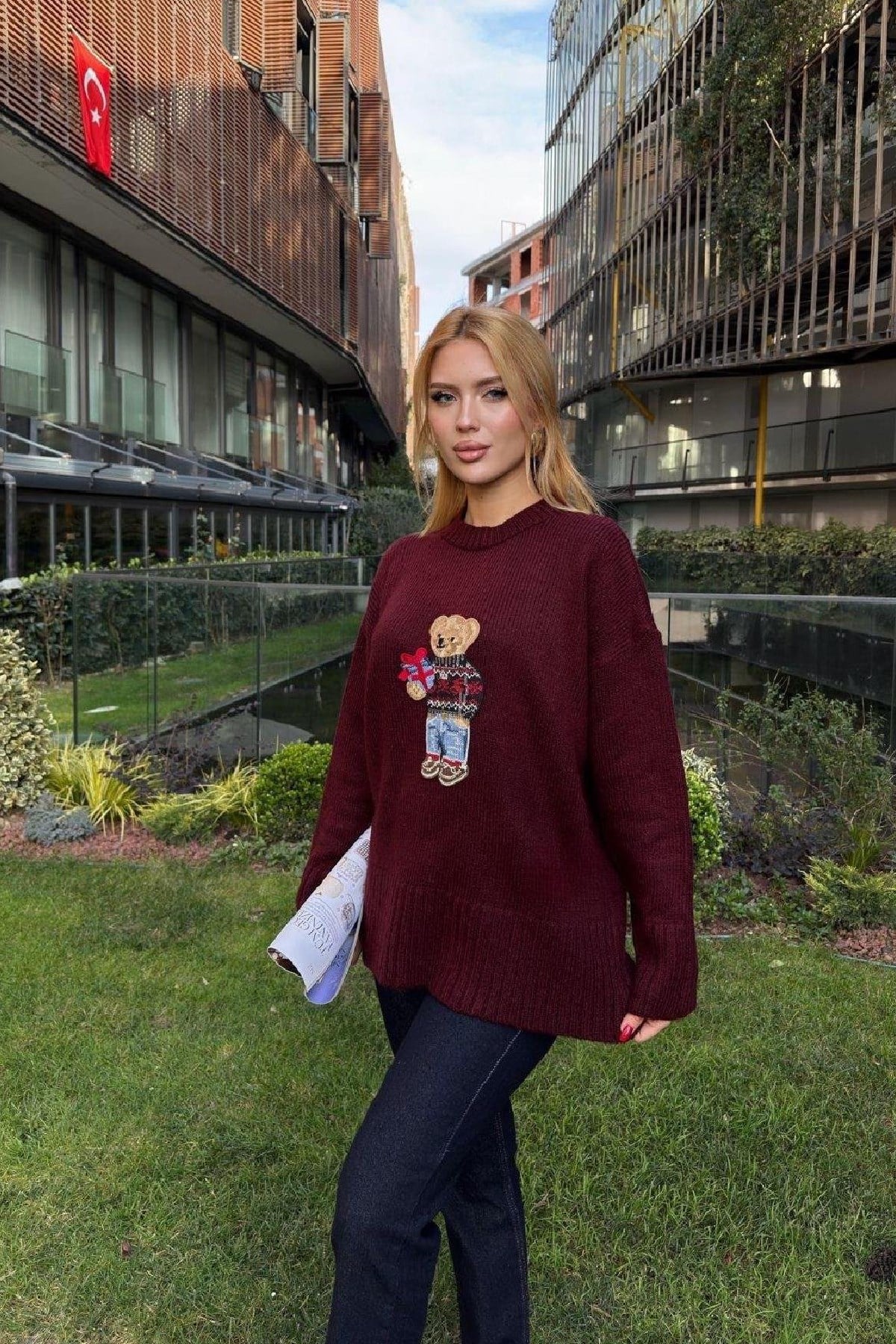 Teddy Bear Kazak Bordo