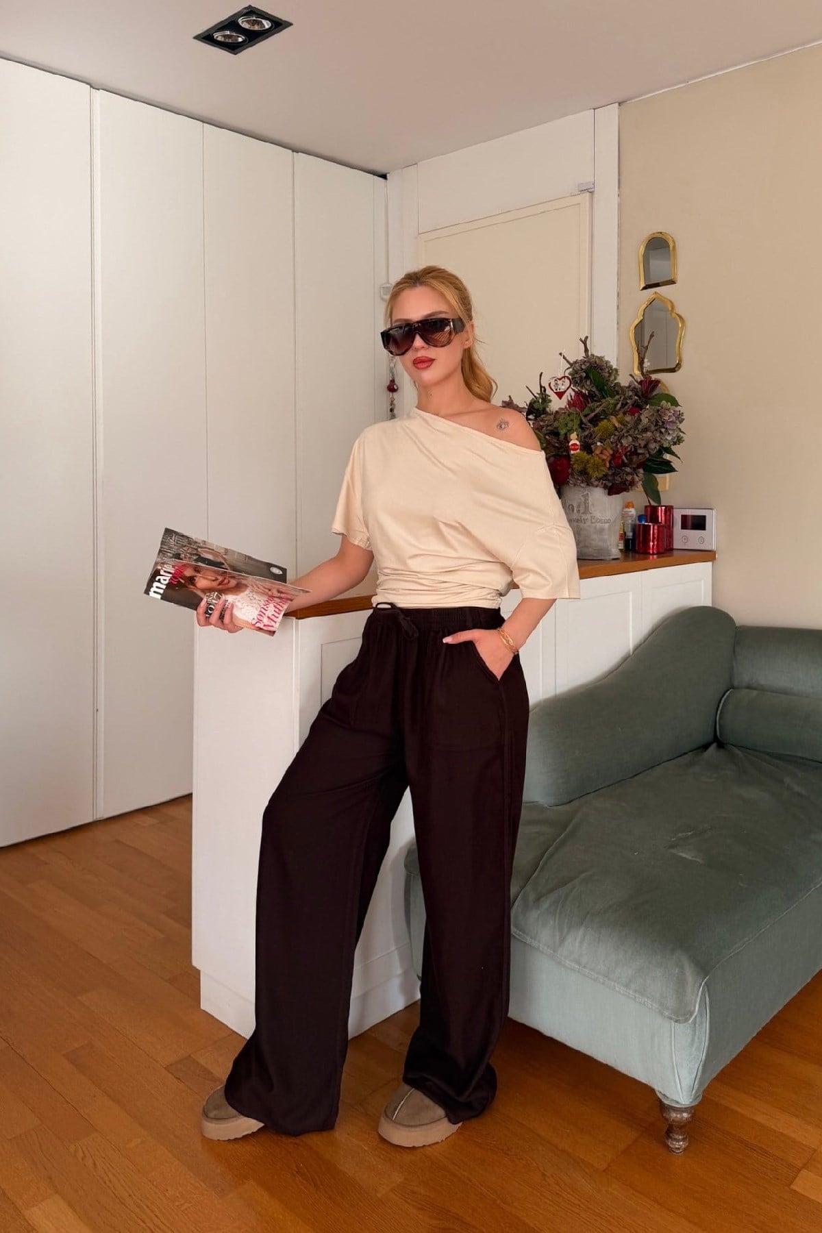 Bel Lastikli Palazzo Kahverengi