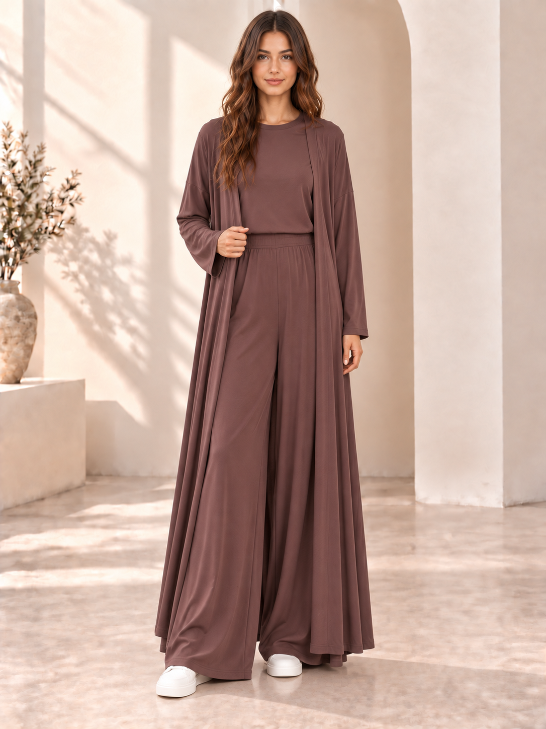 Kimono Takım Kahve