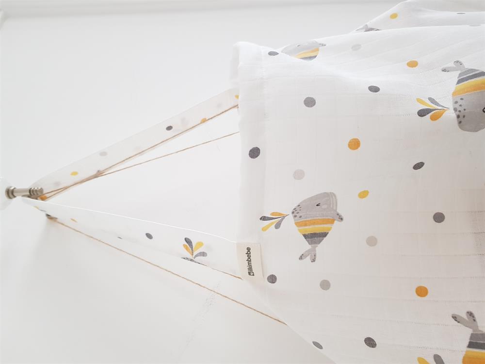 Balinalı Konforlu Balenli Emzirme Önlüğü , Örtüsü - 70x100 Cm , Anne Bebek