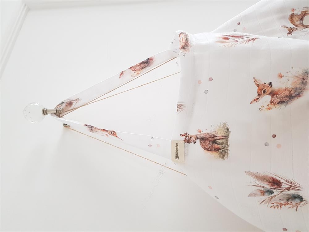 Ceylanlı Konforlu Balenli Emzirme Önlüğü , Örtüsü - 70x100 Cm , Anne Bebek