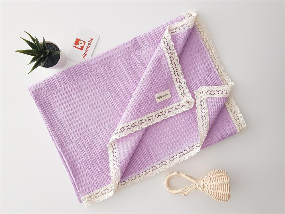 Dantelli Pike Bebek Battaniyesi 85x90