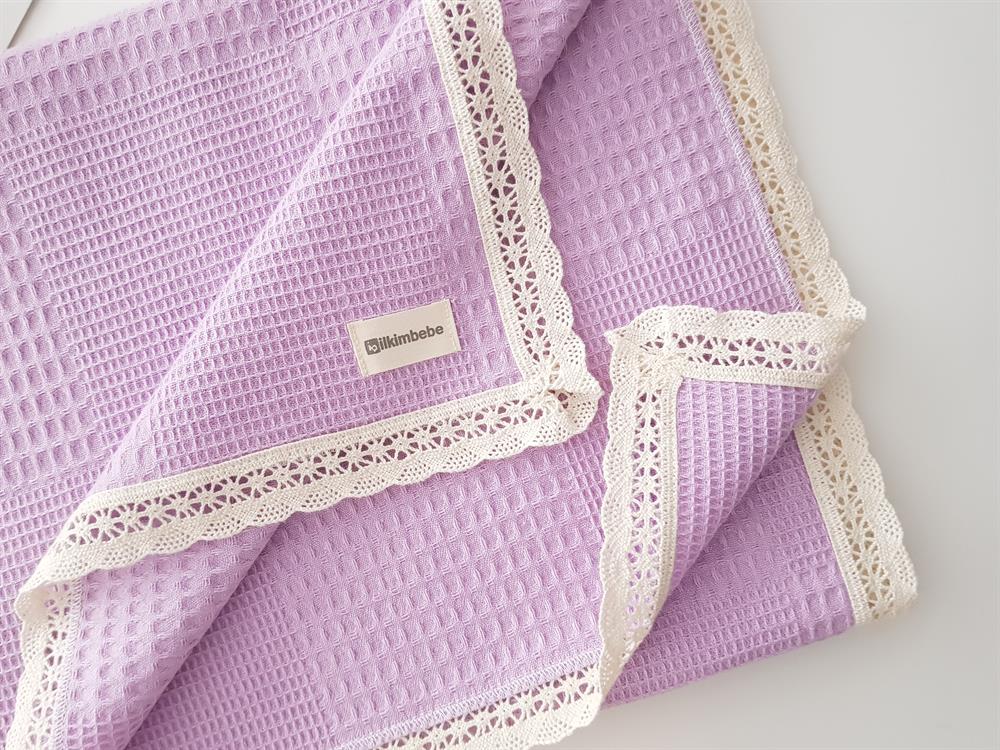 Dantelli Pike Bebek Battaniyesi 85x90