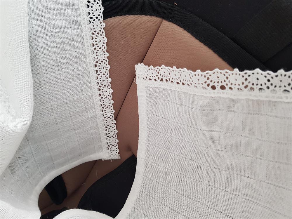 Dantelli Bebek Puset Örtüsü