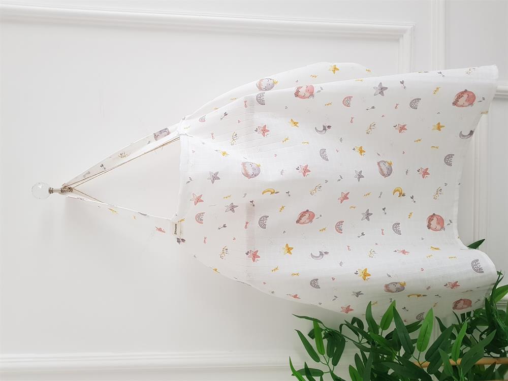 Dolunay Konforlu Balenli Emzirme Önlüğü , Örtüsü - 70x100 Cm , Anne Bebek