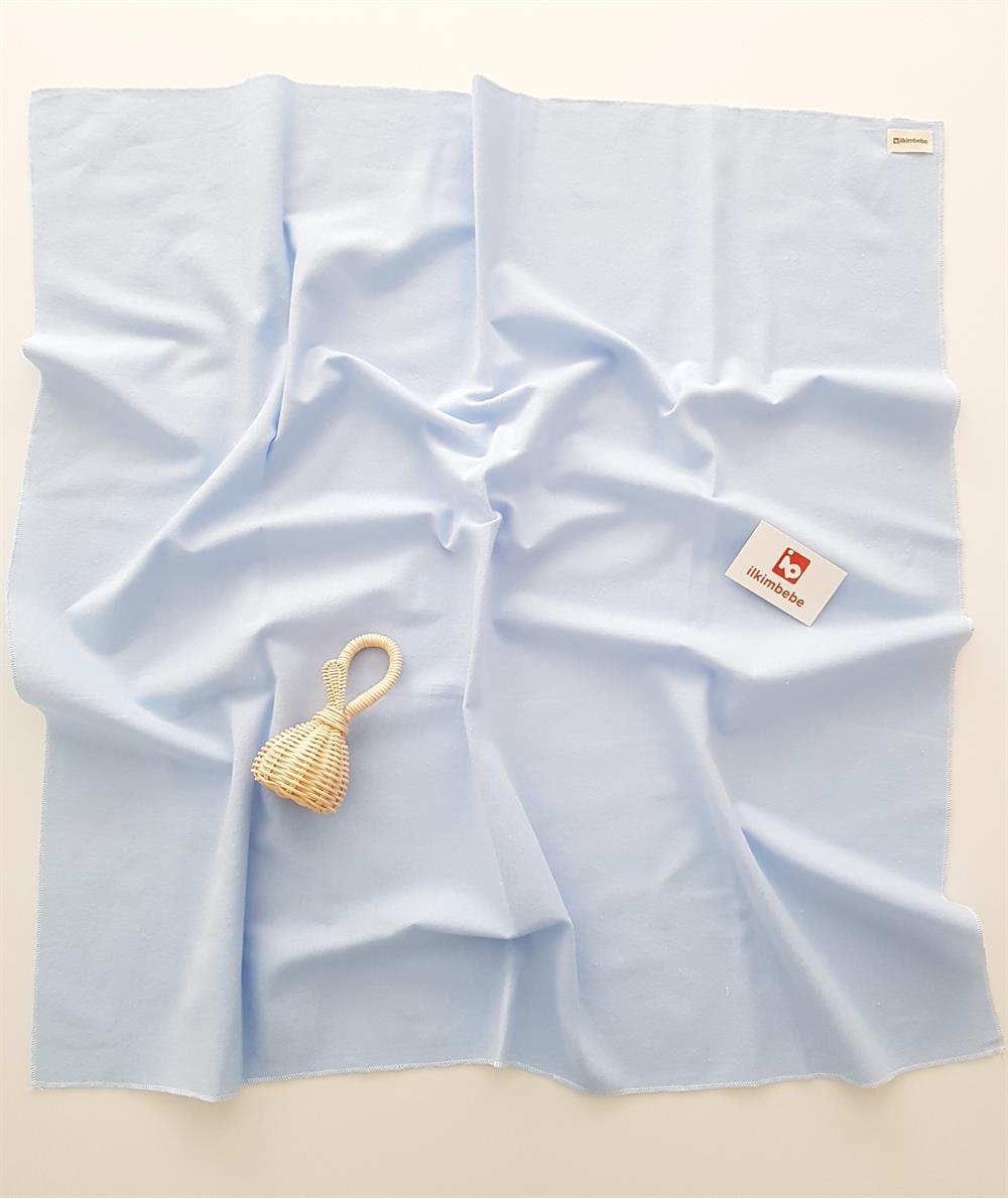 Düz Renk Pazen Bebek Battaniyesi 85x90