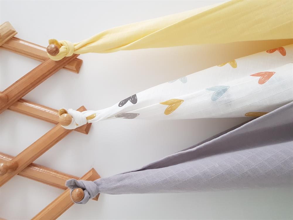 Kalpli 3lü Müslin Bebek Battaniyesi 80x80