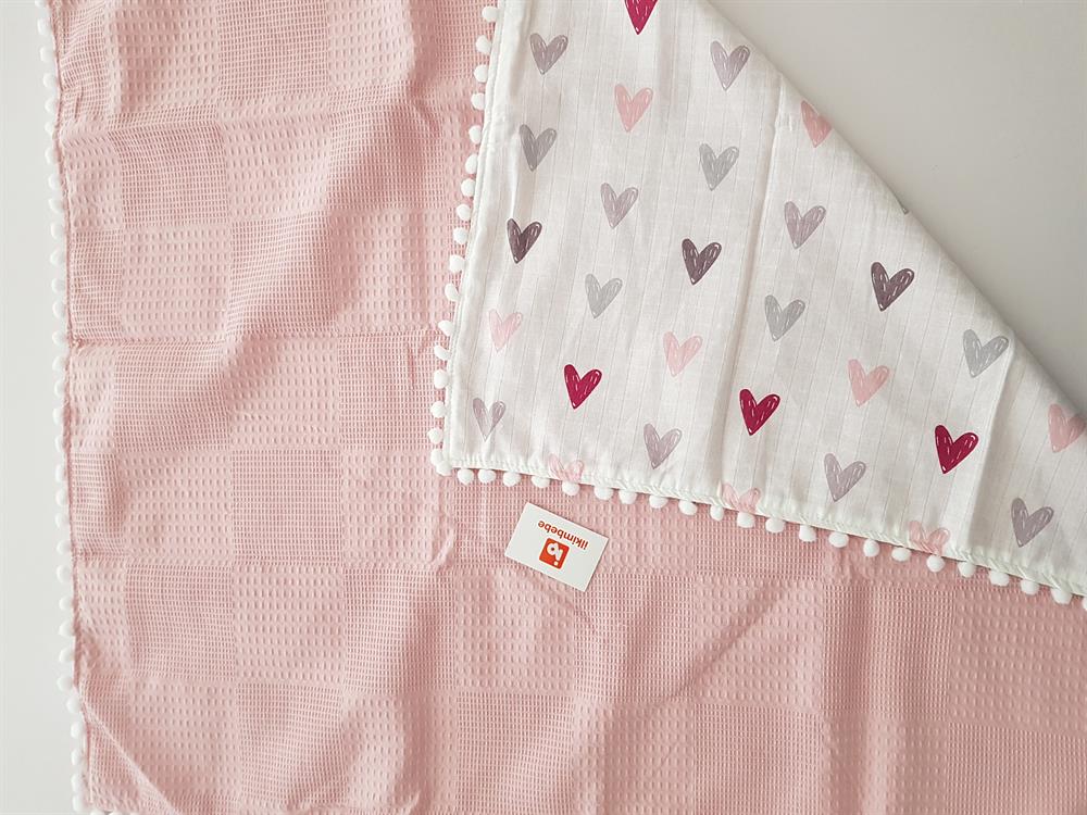 Kalpli Pikeli Bebek Battaniyesi 85x90