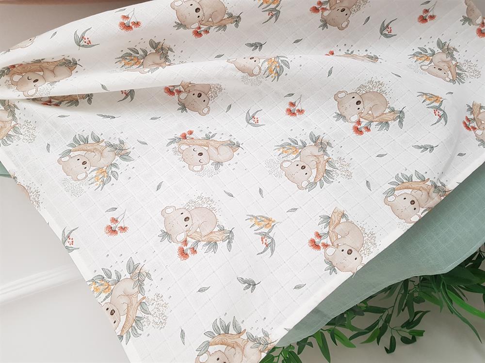 Koala 3lü Müslin Bebek Battaniyesi 80x80