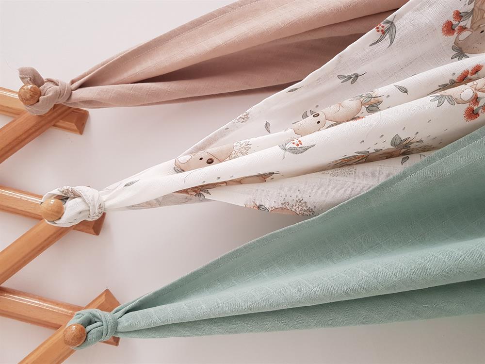 Koala 3lü Müslin Bebek Battaniyesi 80x80