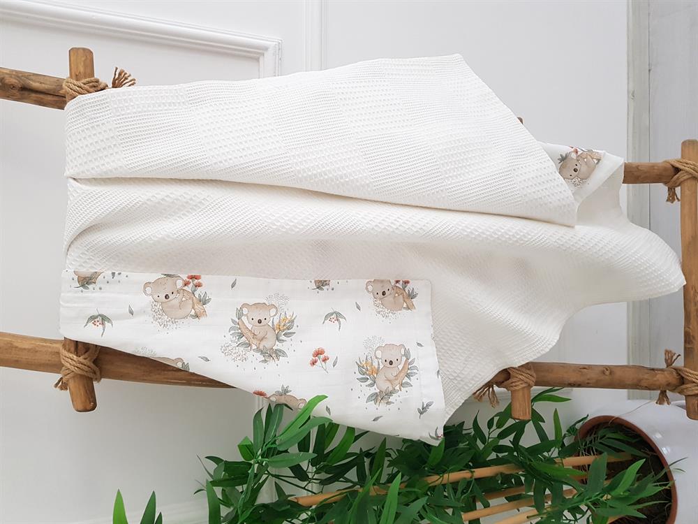 Koala Pikeli Bebek Battaniyesi 85x90