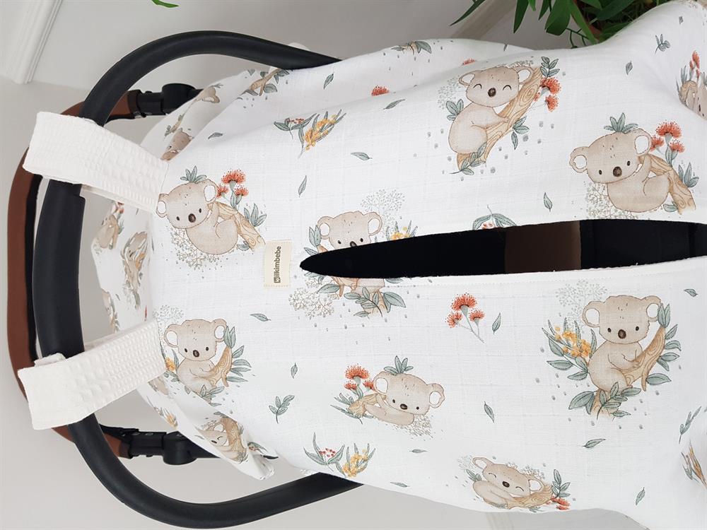Koala Çift Taraflı Bebek Puset Örtüsü