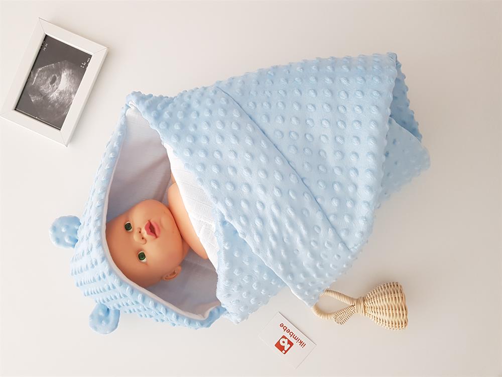 Kulaklı Nohut Kundak Bebek Battaniyesi