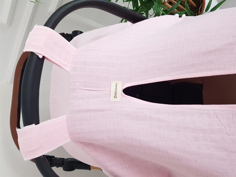 Ponponlu Bebek Puset Örtüsü