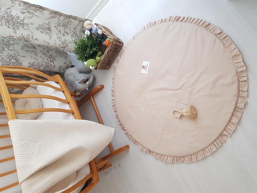 Ekose Bebek Çocuk Oyun Minderi 80cm