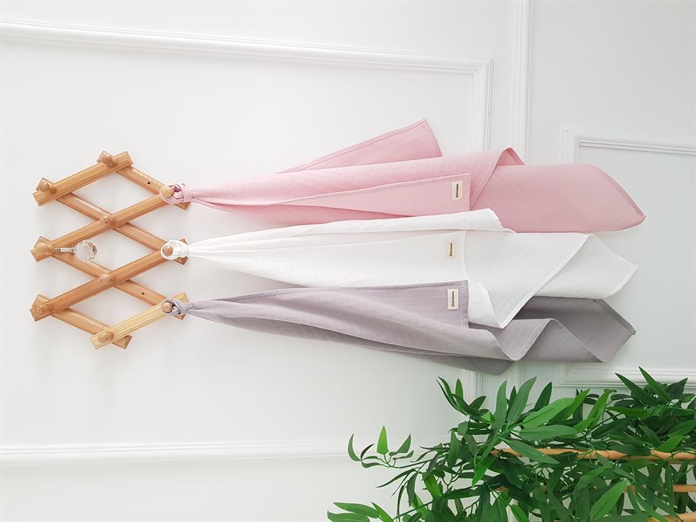 Renkli 3lü Müslin Bebek Battaniyesi 80x80