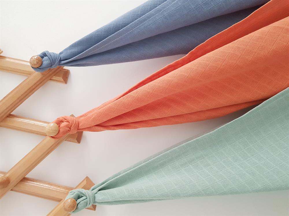 Renkli 3lü Müslin Bebek Battaniyesi 80x80