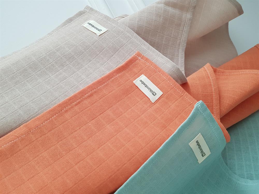 Renkli 3lü Müslin Bebek Battaniyesi 80x80