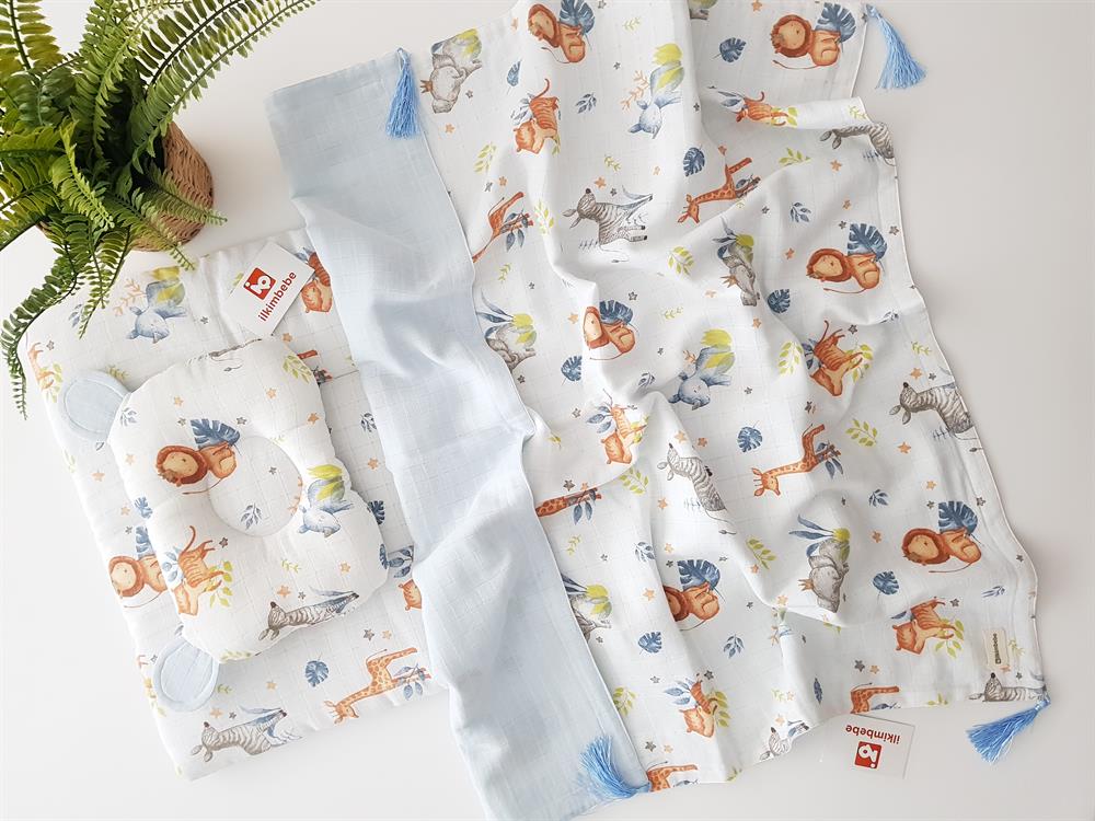 Safari Hayvanlar Püsküllü 3lü Alt Açma Seti - BATTANİYE&ALT AÇMA