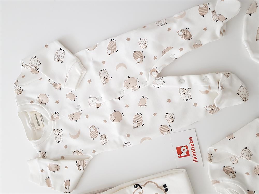 Tatlı Kuzular 10lu Yenidoğan Bebek Hastane Çıkışı Seti