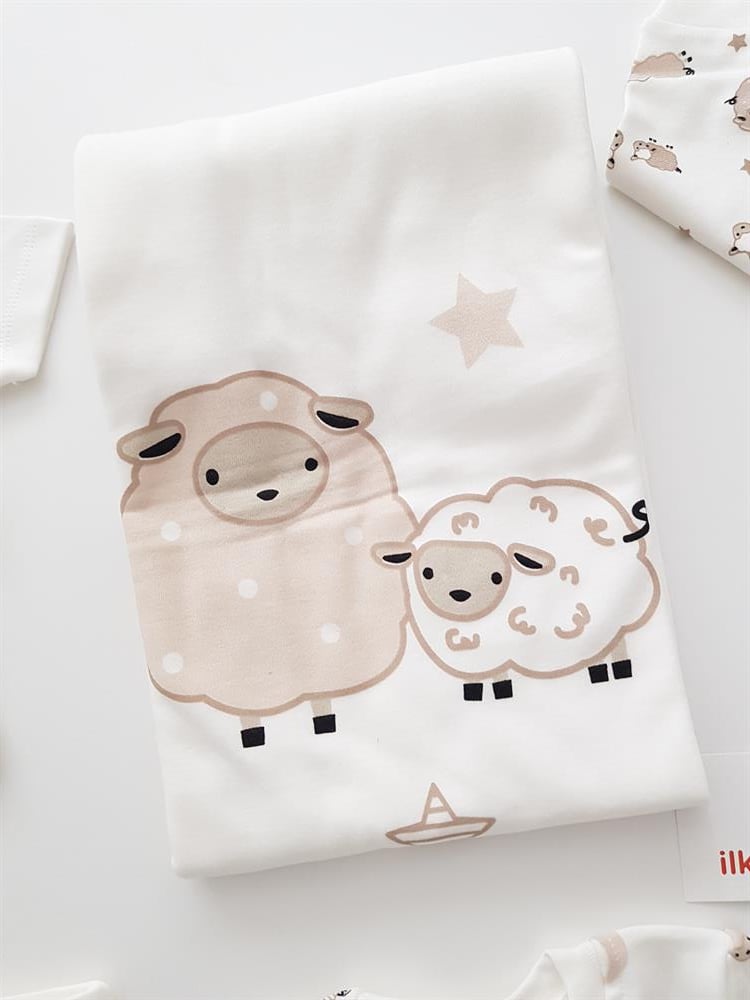 Tatlı Kuzular 10lu Yenidoğan Bebek Hastane Çıkışı Seti