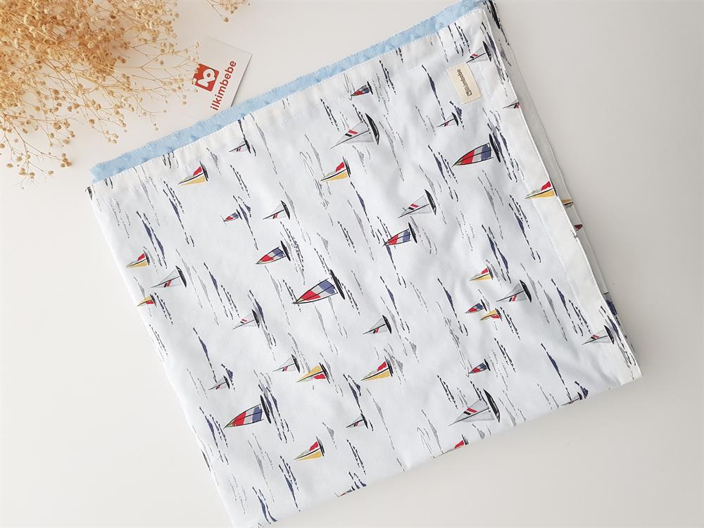 Yelkenli Nohut Bebek Battaniye 85x90