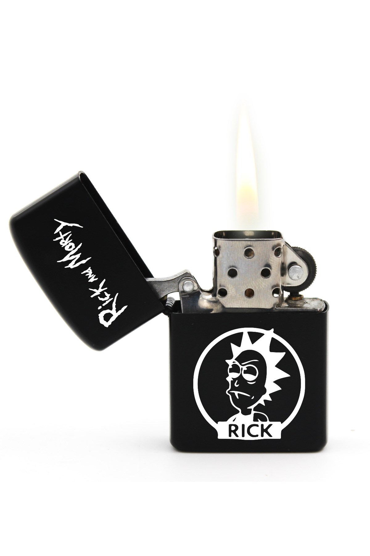 Rick And Morty Baskılı Tasarım Çakmak