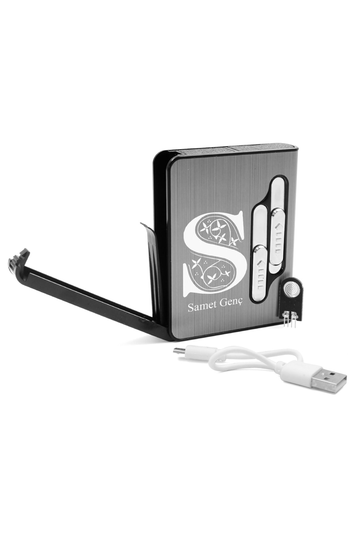 Usb Şarjlı Tabakalı Dokunmatik Elektronik Çakmak