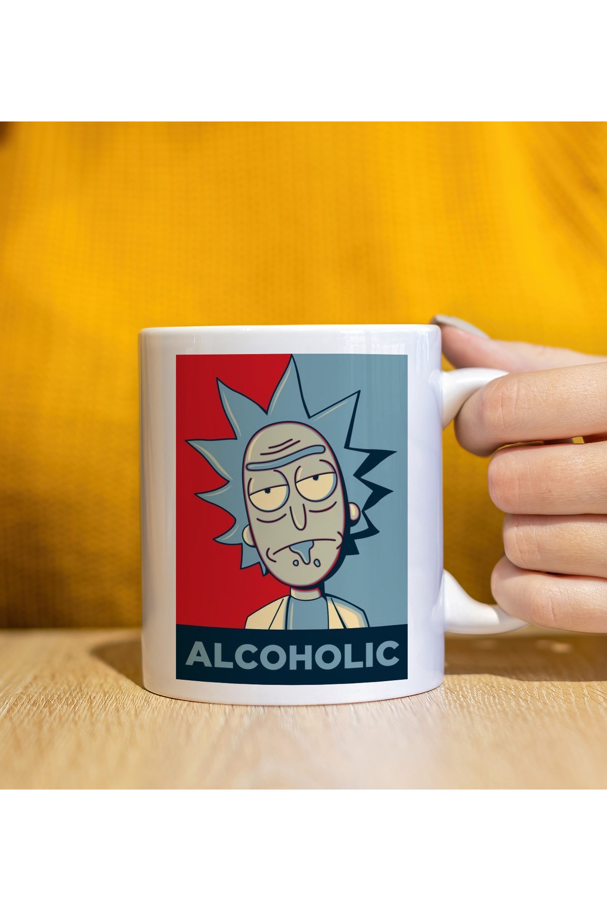 Rick And Morty Baskılı Kupa Hediyelik