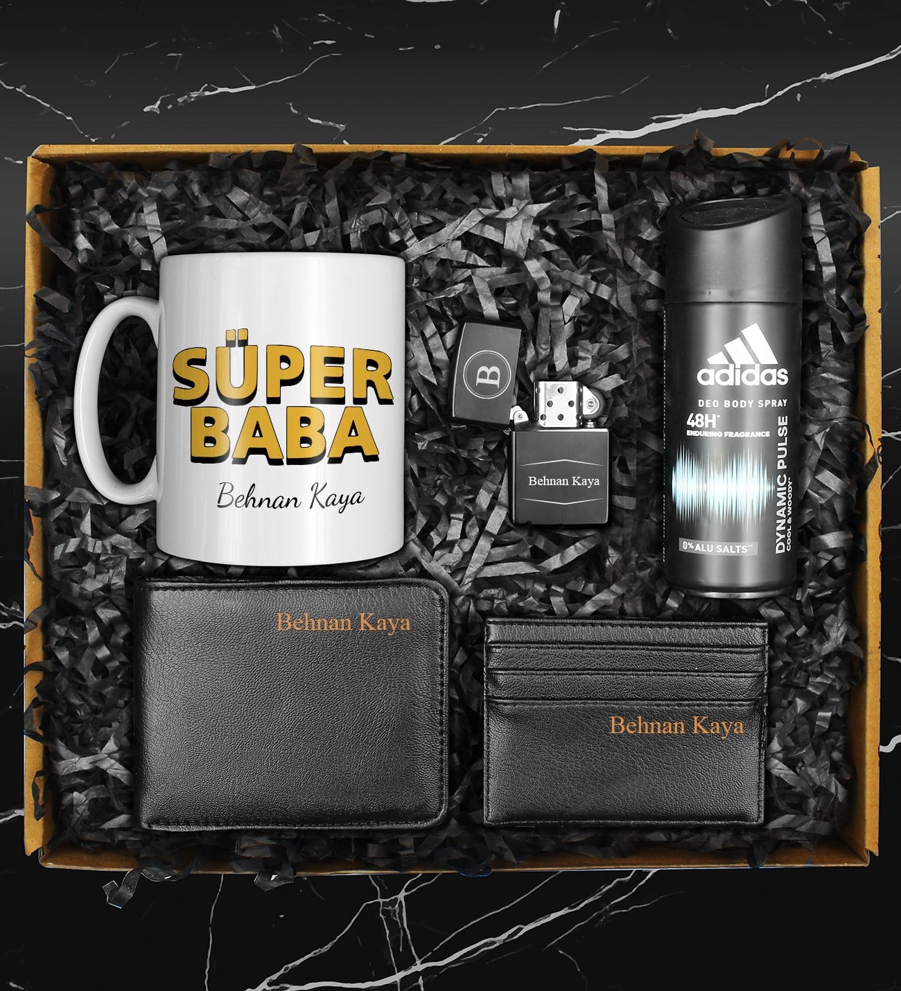 Yılbaşına Özel Defter & Mutlu Yıllar Kupası & Siyah Kravat & Anahtarlık & Kalem & Çikolata