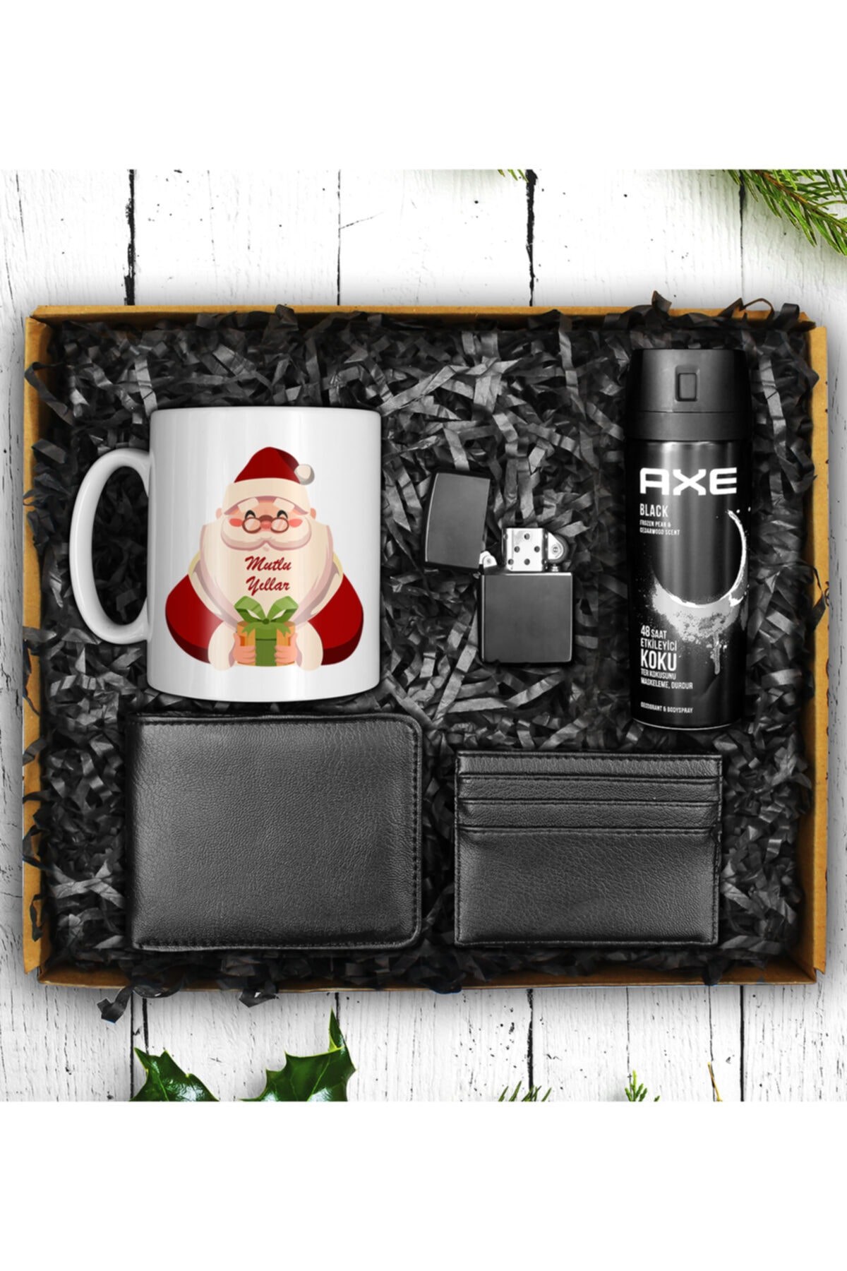 Yılbaşına Özel Tasarım Noel Baba Kupası Yılbaşı Seti