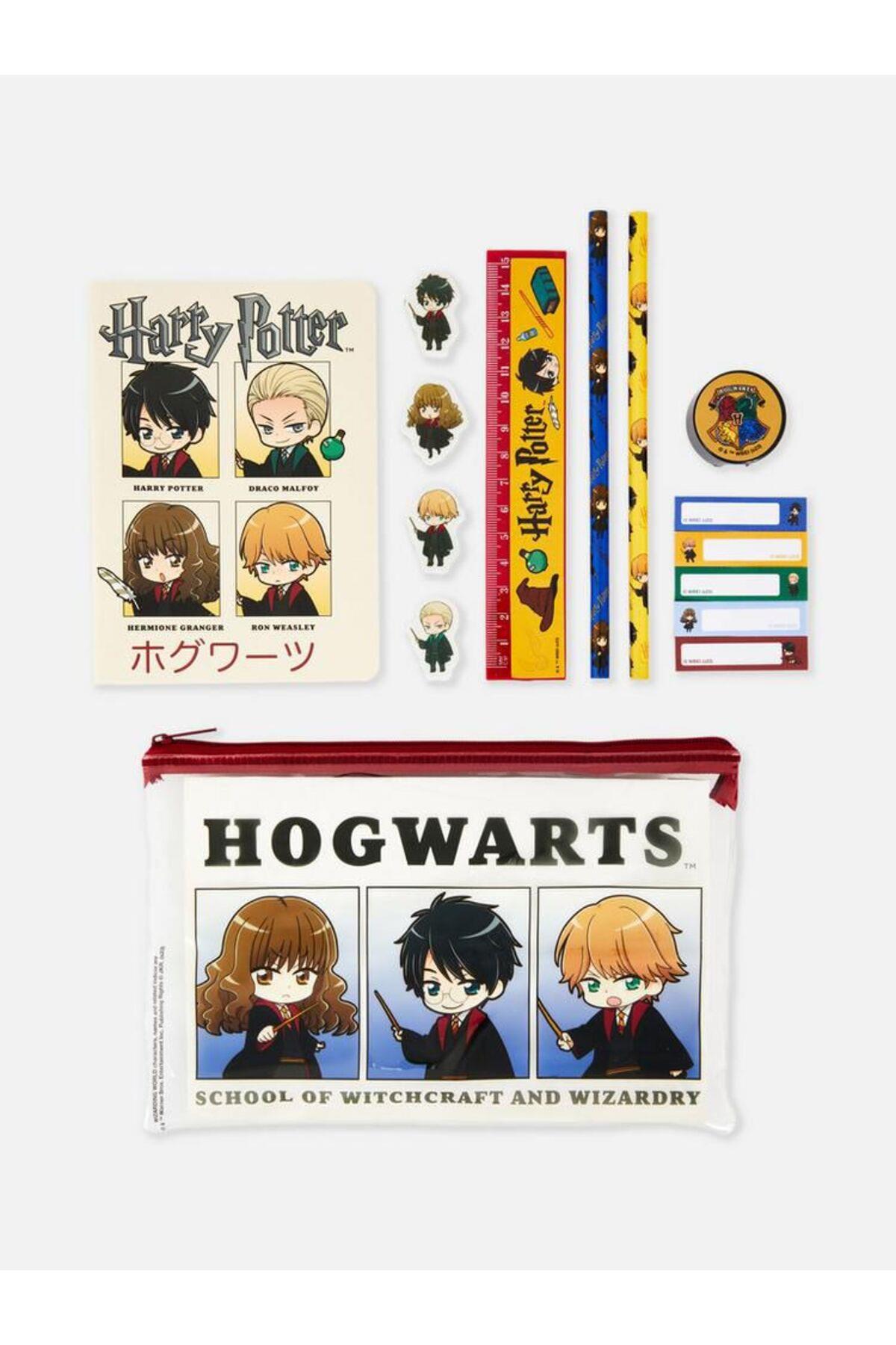 İngiltere’den ithal lüks Harry Potter kırtasiye malzemeleri kalemlik seti kalem cetvel silgi çanta
