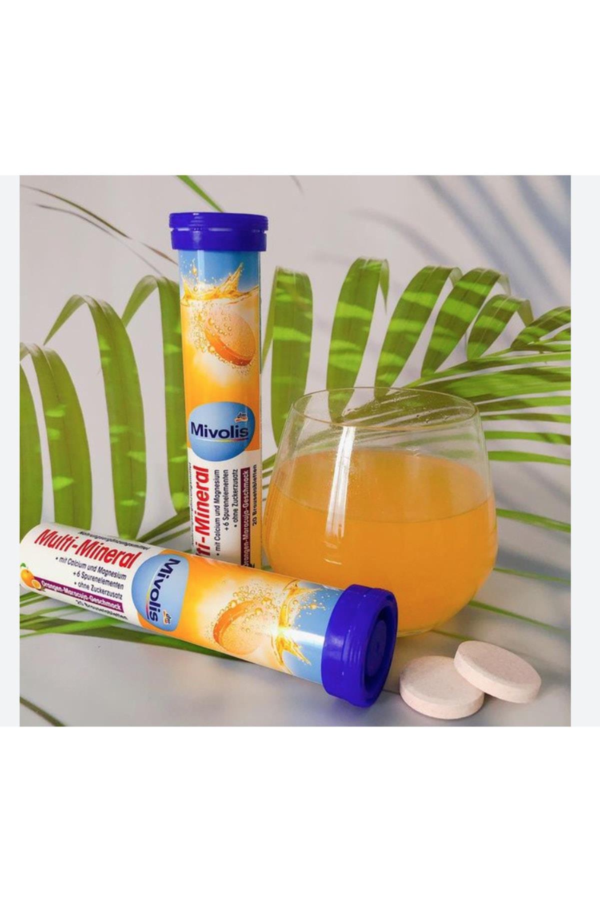 Karışık Meyveli Multi Vitamin Mineral Kalsiyum Magnezyum Meyve Suyu Içecek Tablet Efervesan