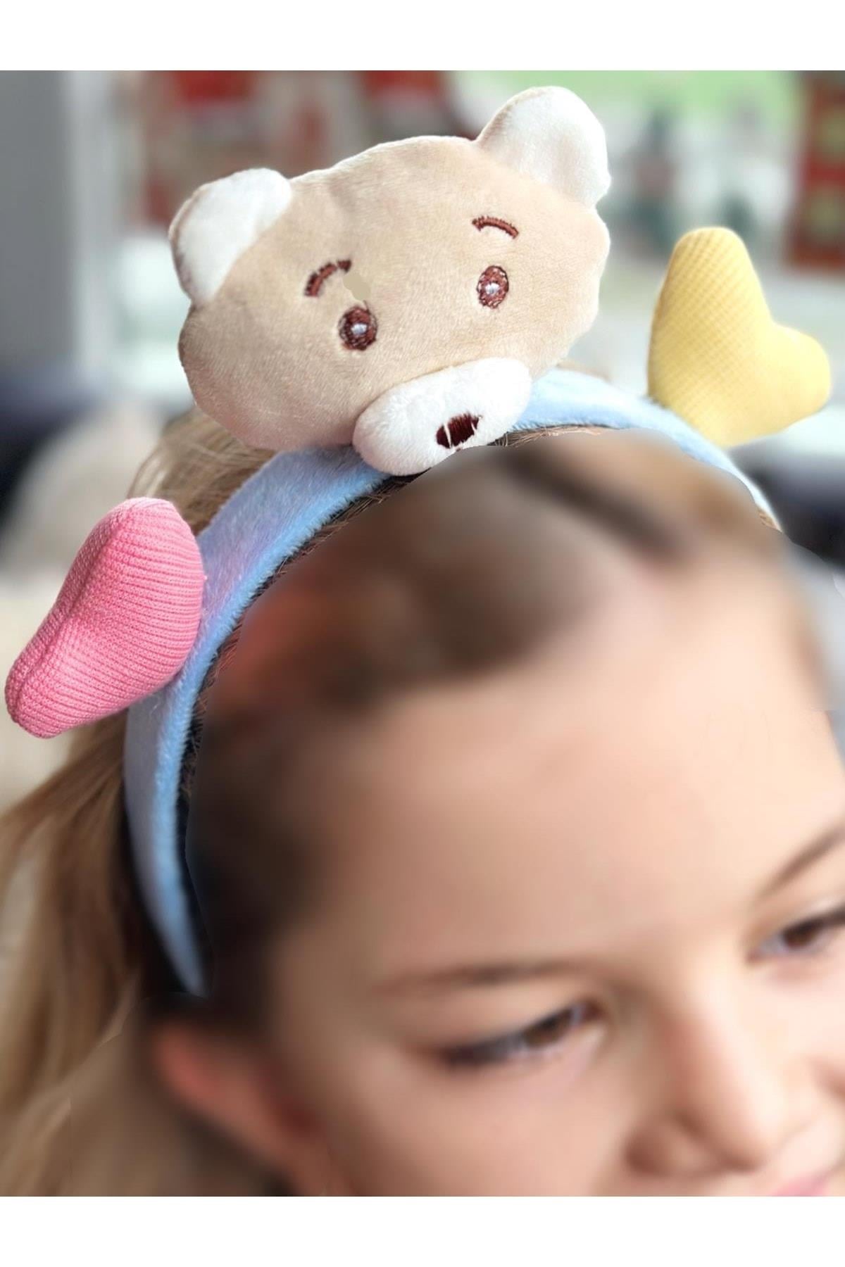 Sevimli Dev Büyük 3d Boyutlu Oyuncak Peluş Ayıcıklı Taç Kalpli Ayılı Çocuk Tacı