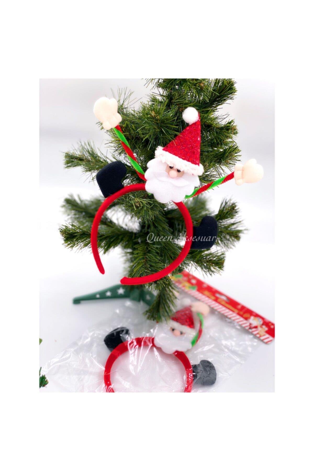 Yılbaşı Lüks Sevimli Hareket Eden Noel Baba Christmas Taç Yetişkin ve Çocuk Tacı