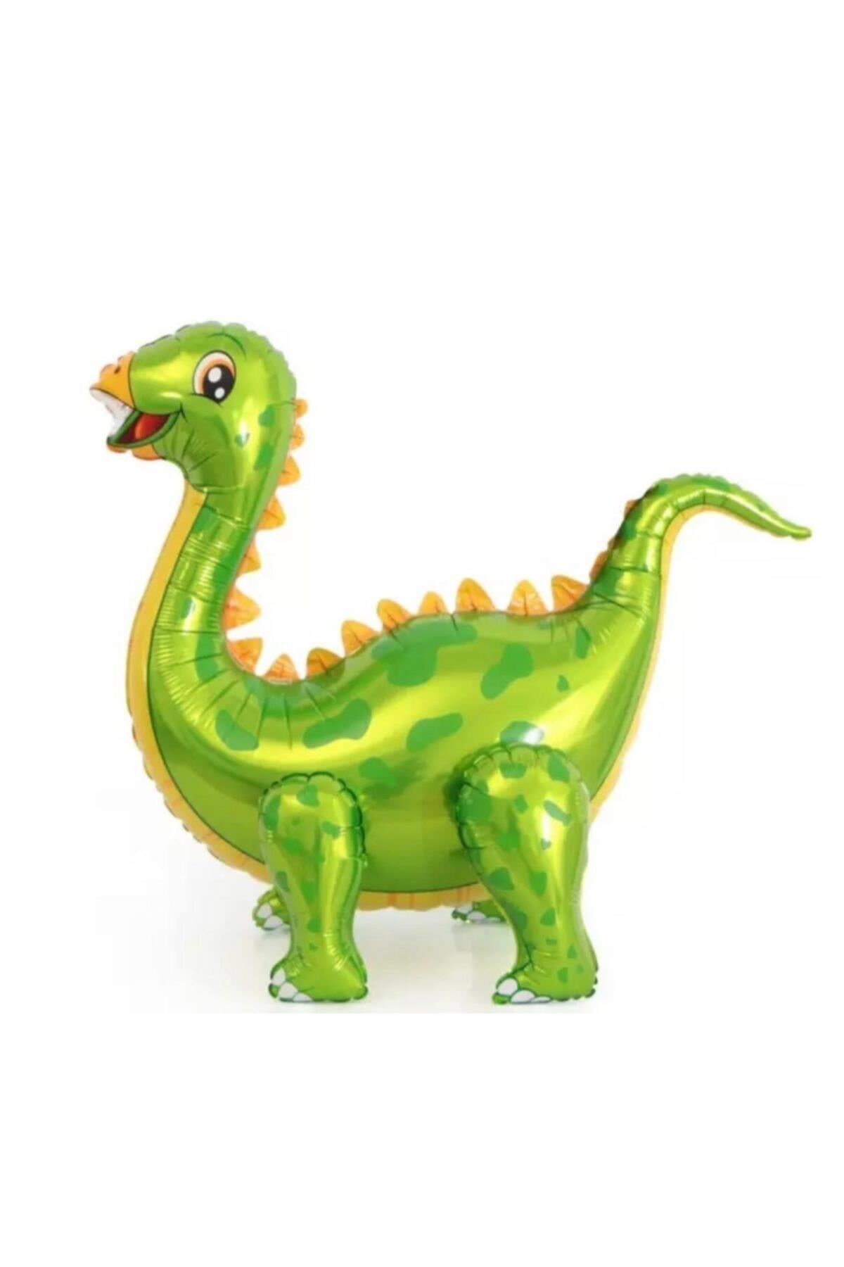 4d Dev Yeşil Stegosaurus Dinazor Airwalker Yürüyen Folyo Balon 57,5-92cm Doğum Günü Parti