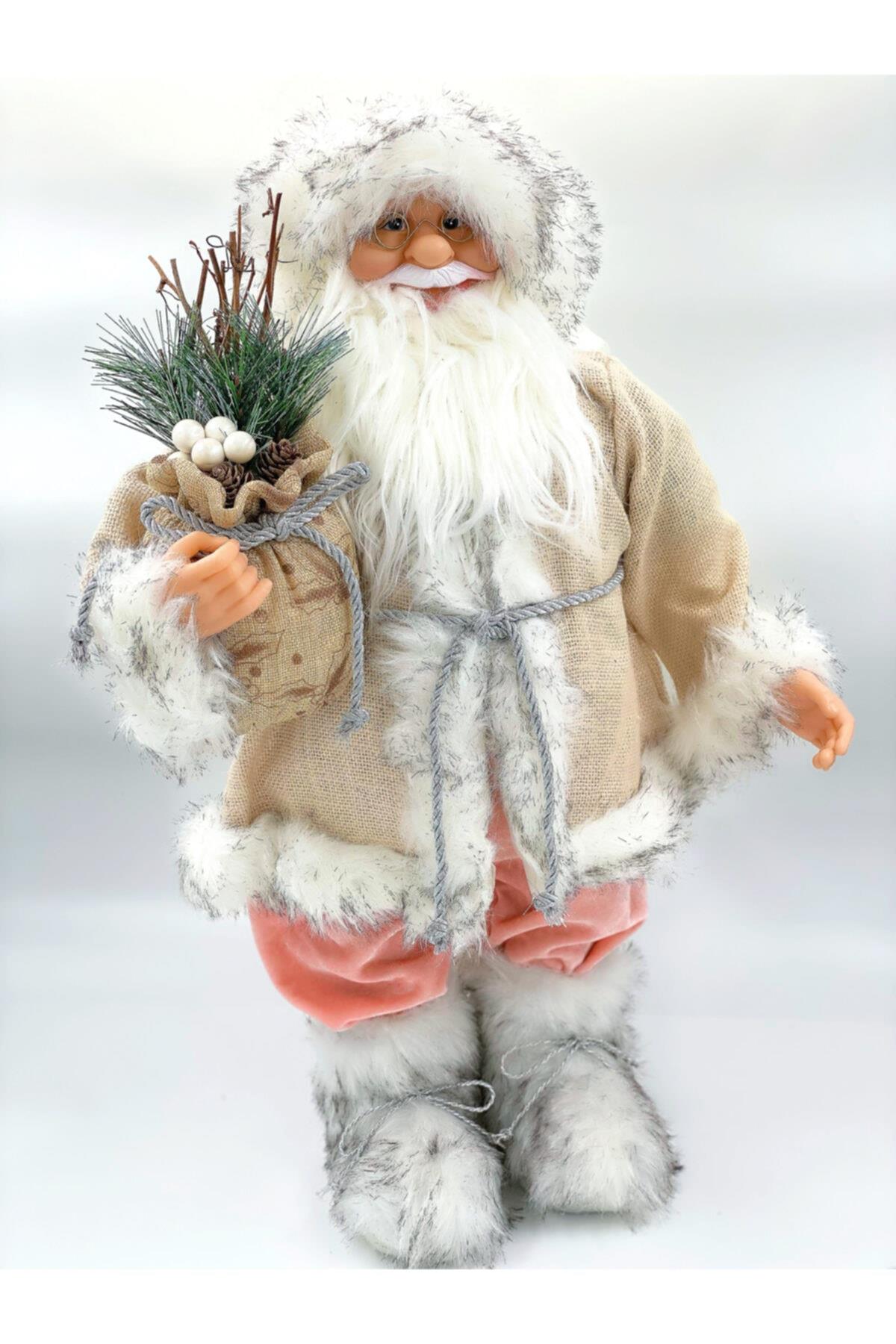 60 Cm Büyük Boy Yılbaş Lüks Noel Baba Heykel Çam Ağacı Dekorasyon Biblo Süs Nicholas