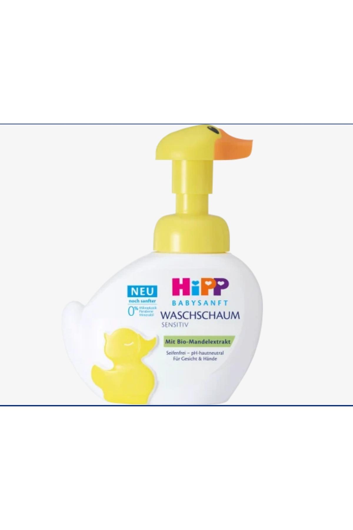 ithal hipp sevimli ördek şişe bebek çocuk özel parabensiz içerik köpük sıvı sabun