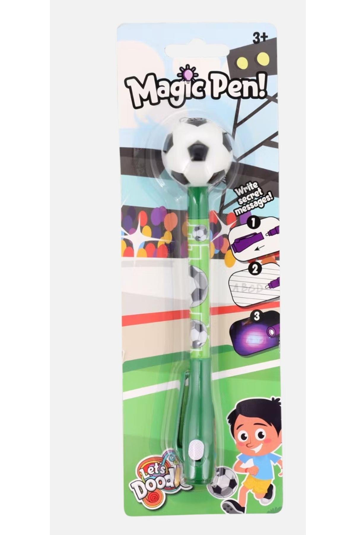 ithal lüks süslü sihirli görünmez kalem ışıklı futbol topu maç yetişkin erkek çocuk