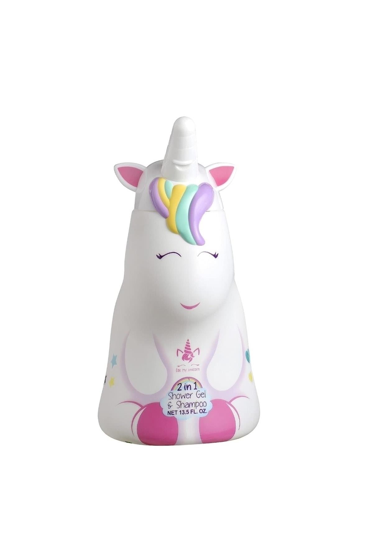 ithal tekrar doldurulabilir unicorn boynuzlu at şişe özel hassas çocuk şampuanı duş vücut jeli