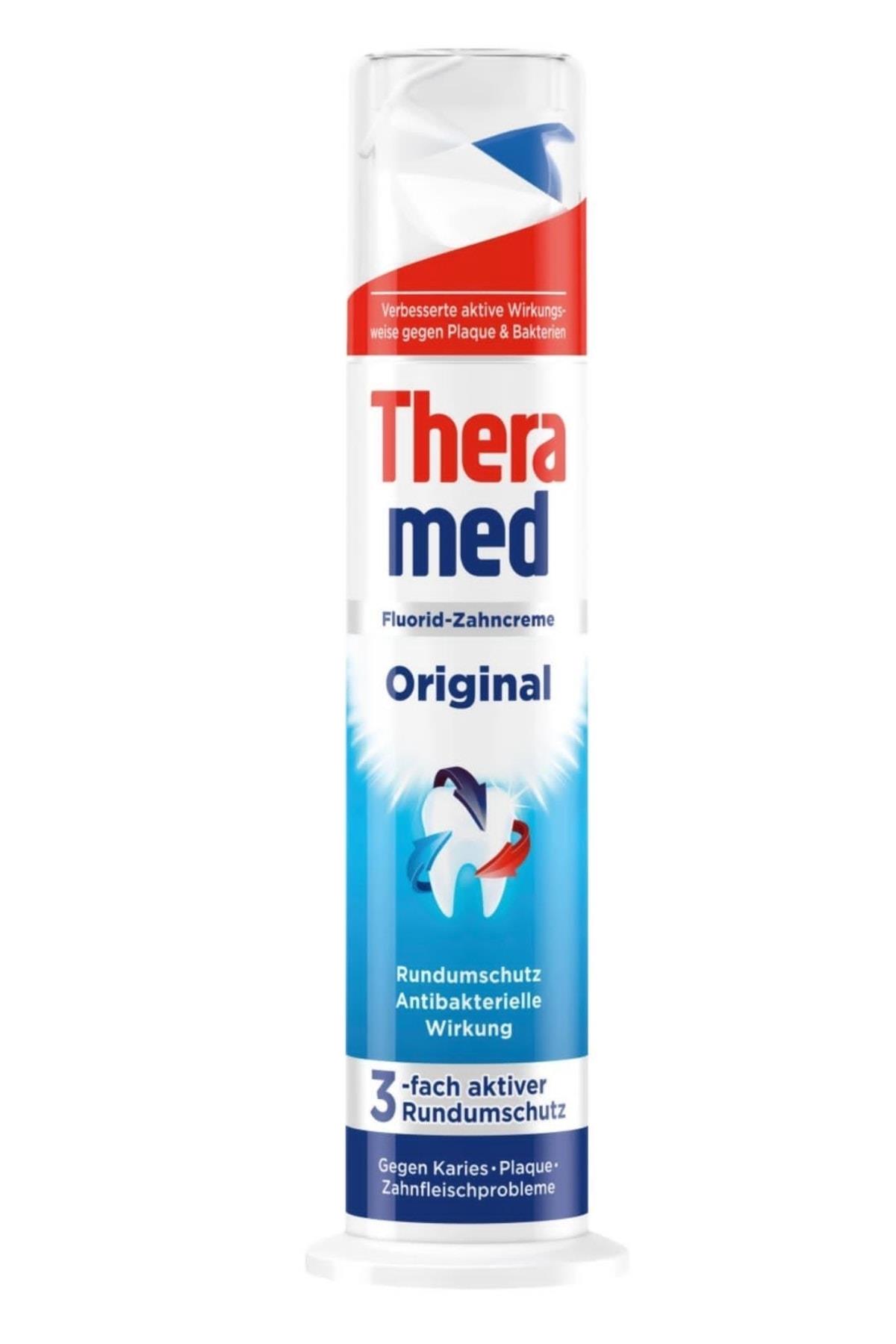 Ithal Thera Med Tam Beyazlatıcı Dispenser Diş Macunu Koruyu Florürlü 100ml