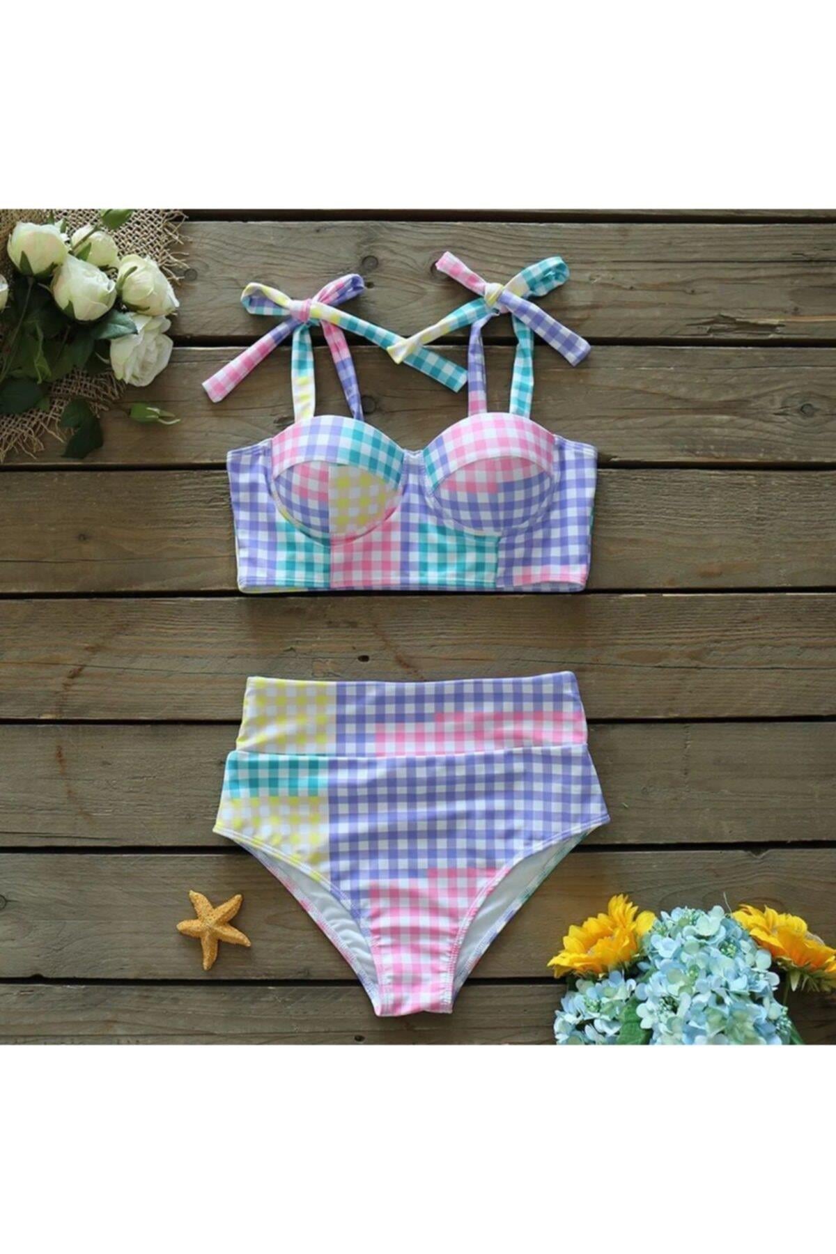 Kadın Yüksek Bel Bikini