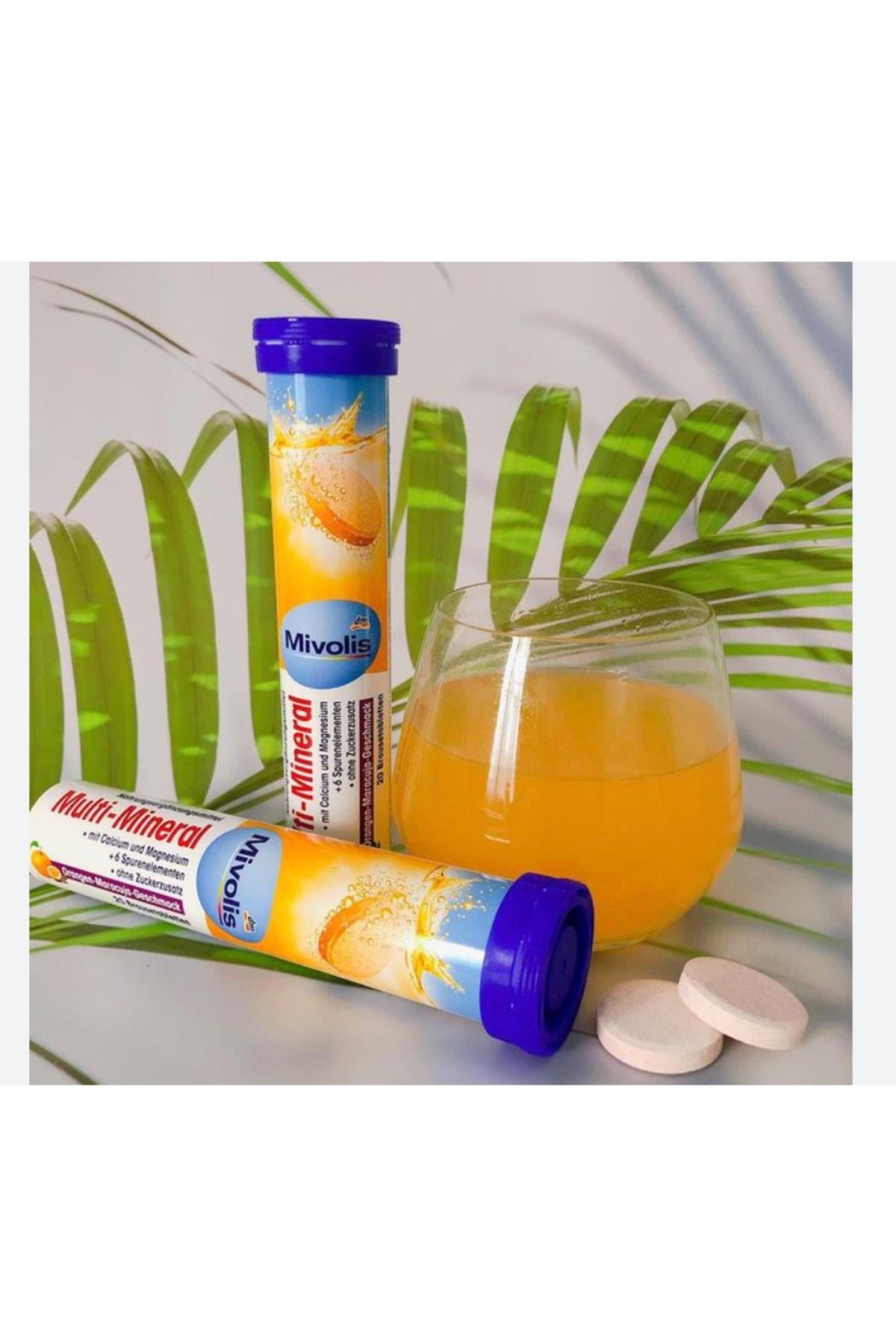 Karışık Meyveli Multi Vitamin Mineral Kalsiyum Magnezyum Meyve Suyu Içecek Tablet Efervesan