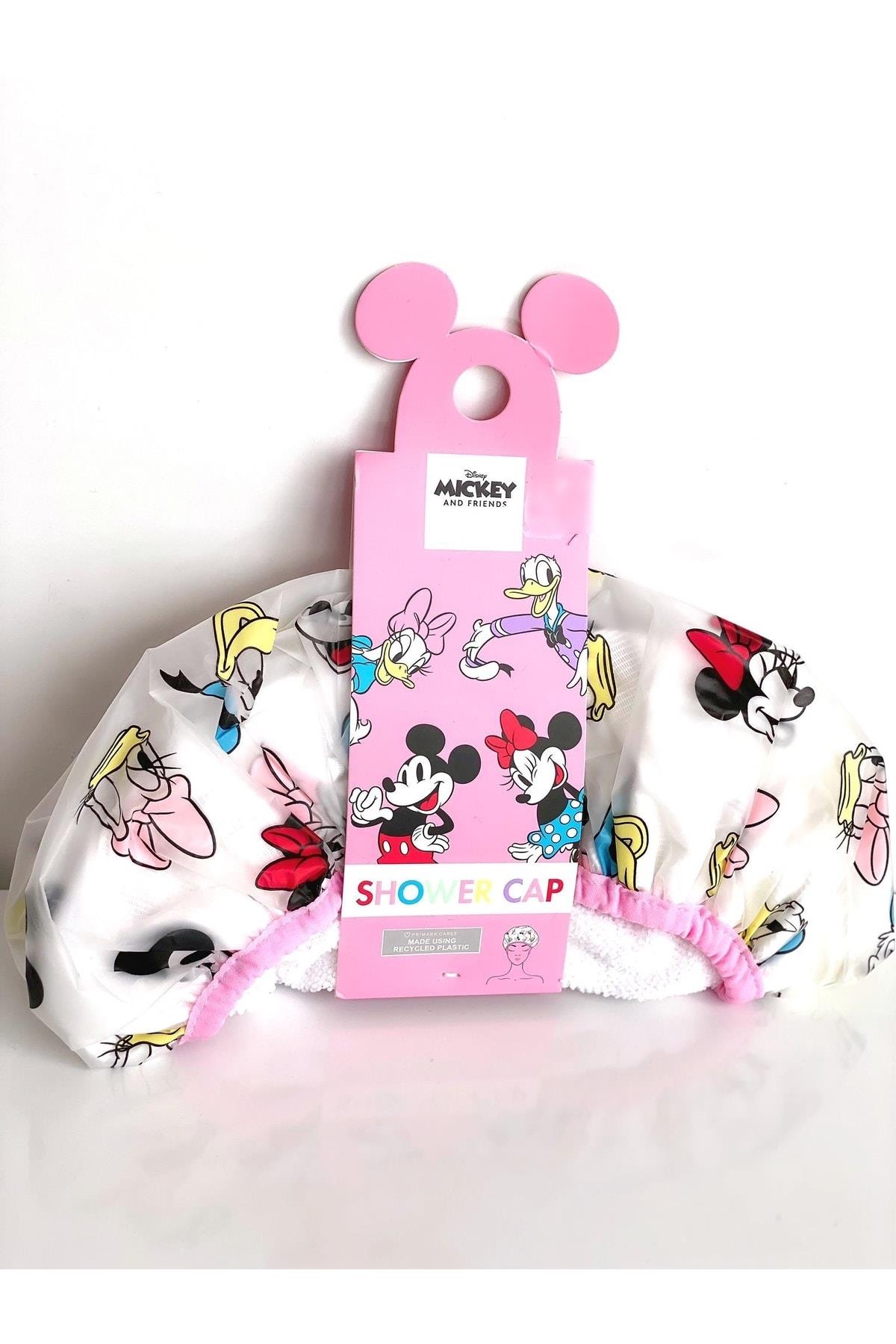 Orijinal Disney Mickey Minnie Mouse Havlu Kafa Saç Duş Bonesi Yetişkin
