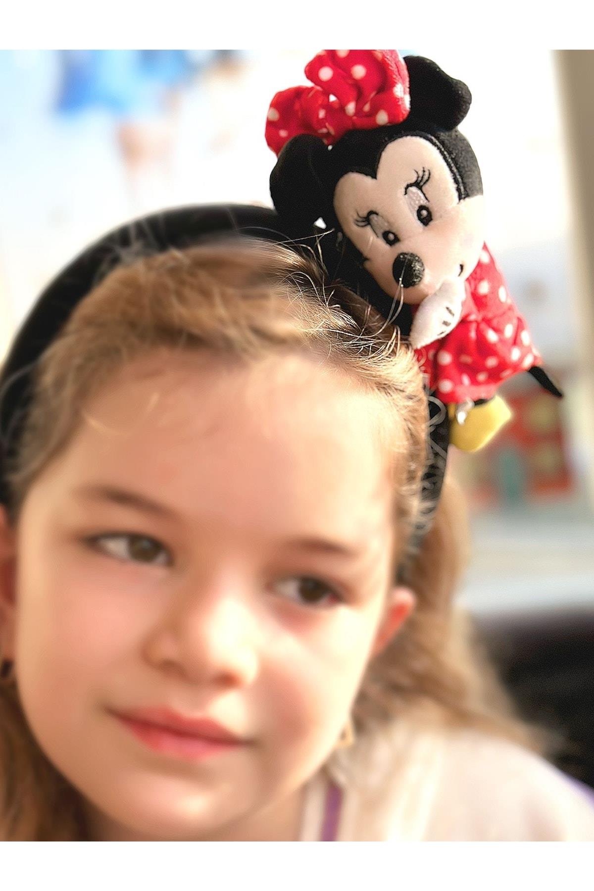 Sevimli Büyük Peluş 3d Boyutlu Oyuncak Minnie Mouse Fare Kadife Kadın Çocuk Tacı Kostüm Taç